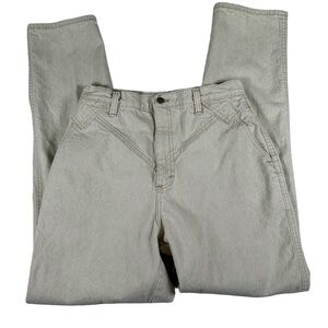 Ozark Mountain vintage 90s western jeans Beige tan high rise bareback coastal